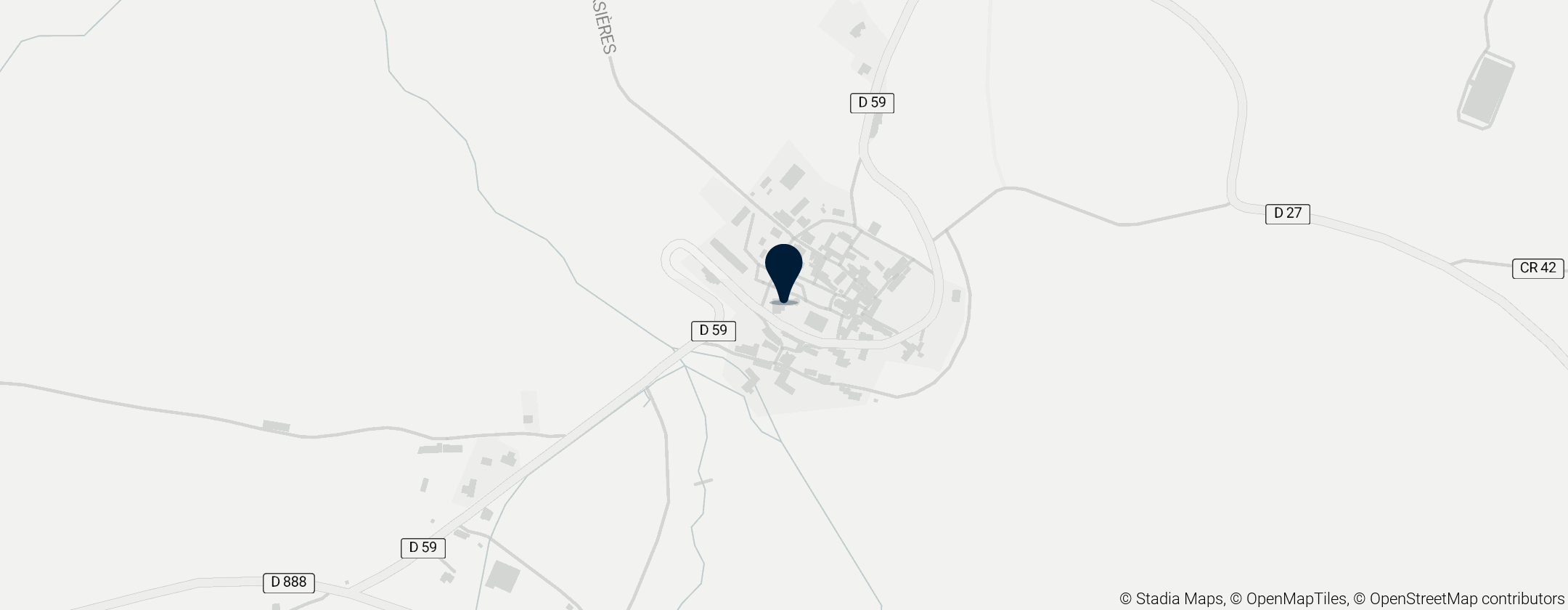 Map of Château de Montrozier