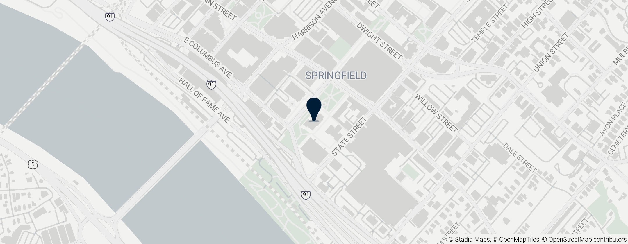 Map of First Church of Christ, Congregational