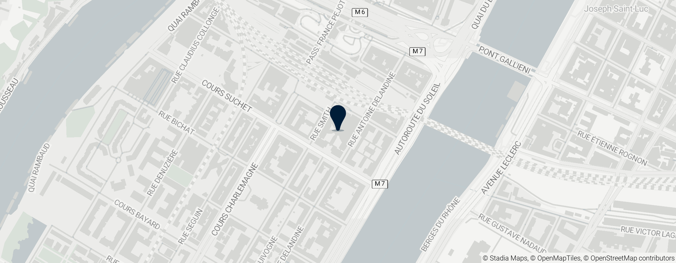 Map of Catholic University of Lyon