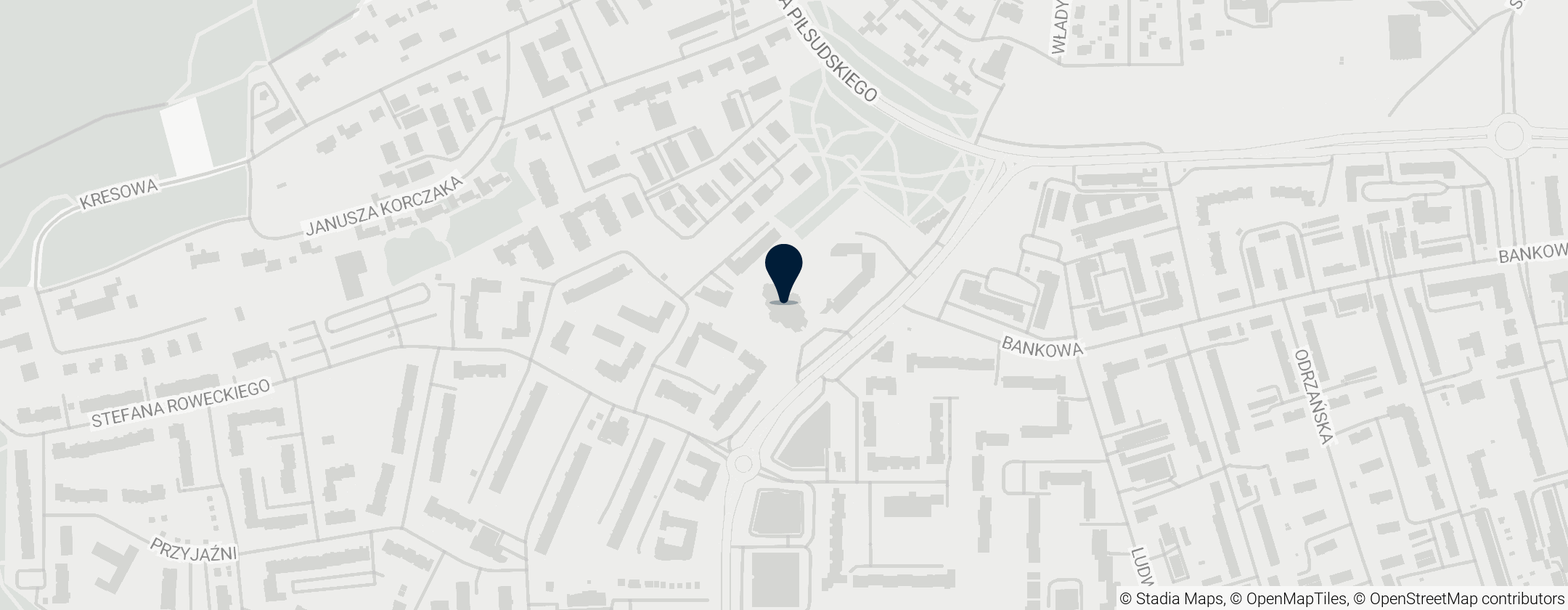 Map of Kościół św. Kazimierza Królewicza w Policach