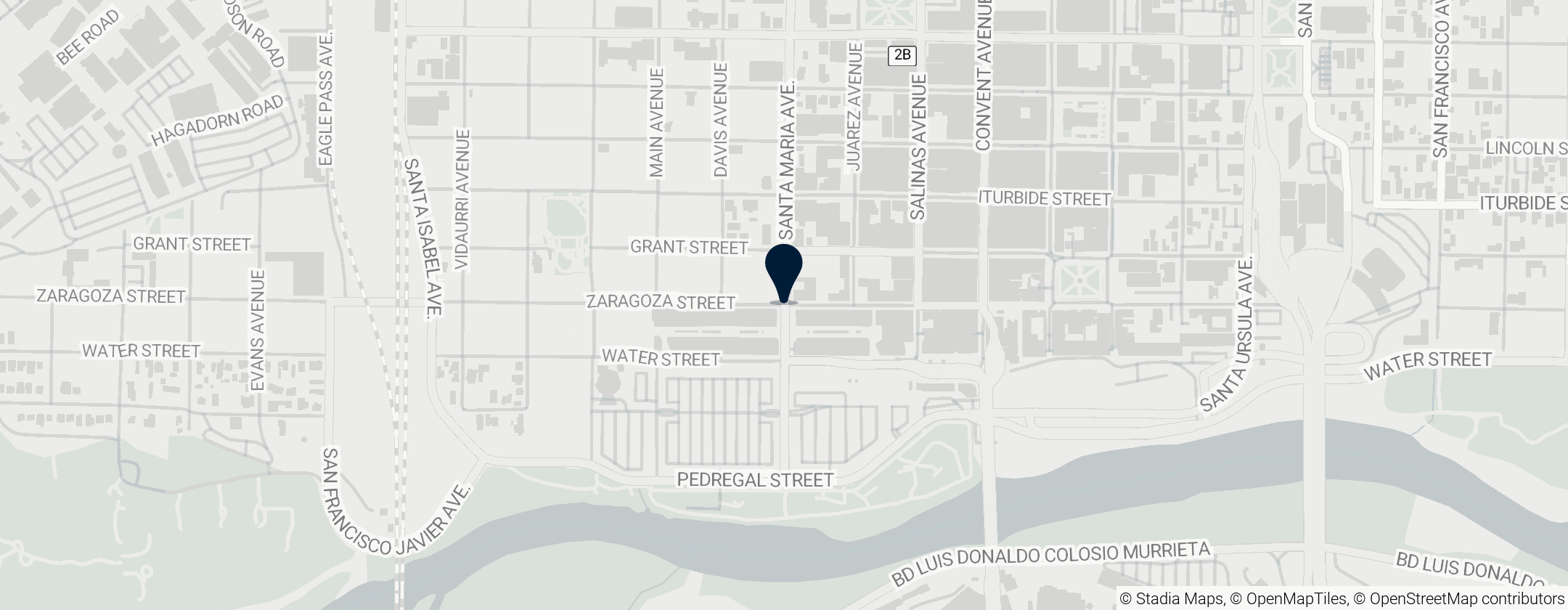 Map of Zaragoza Street 