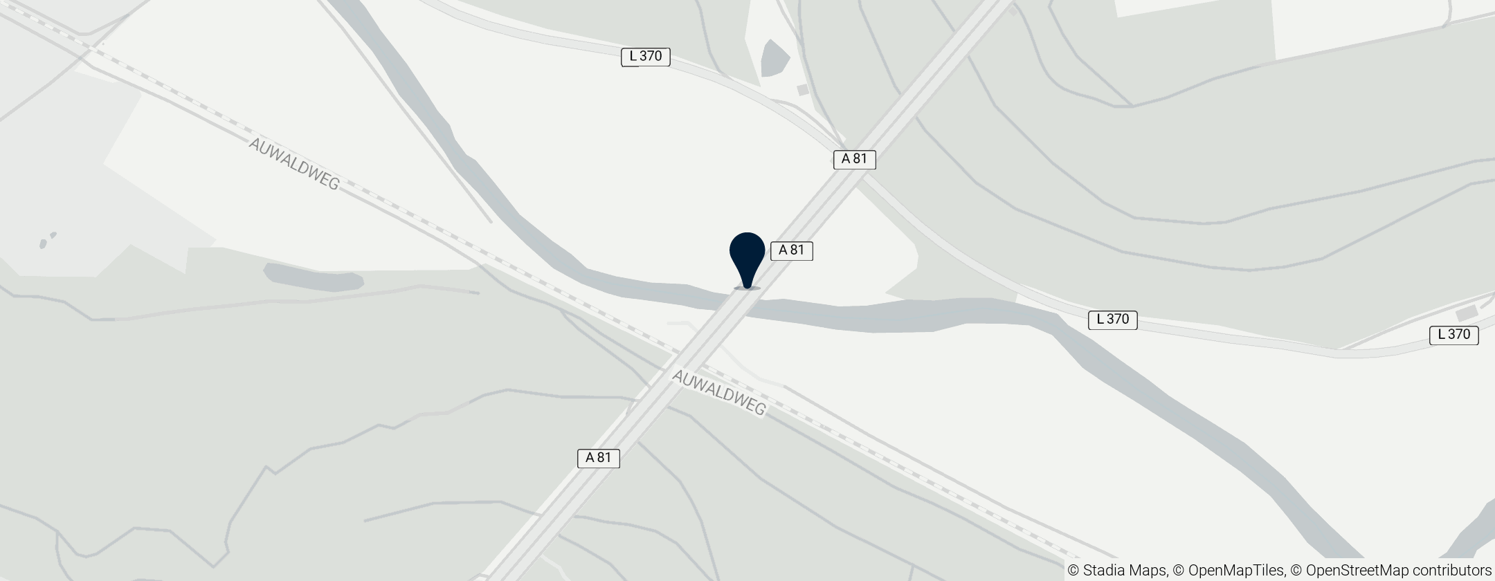 Map of Neckar Viaduct, Weitingen