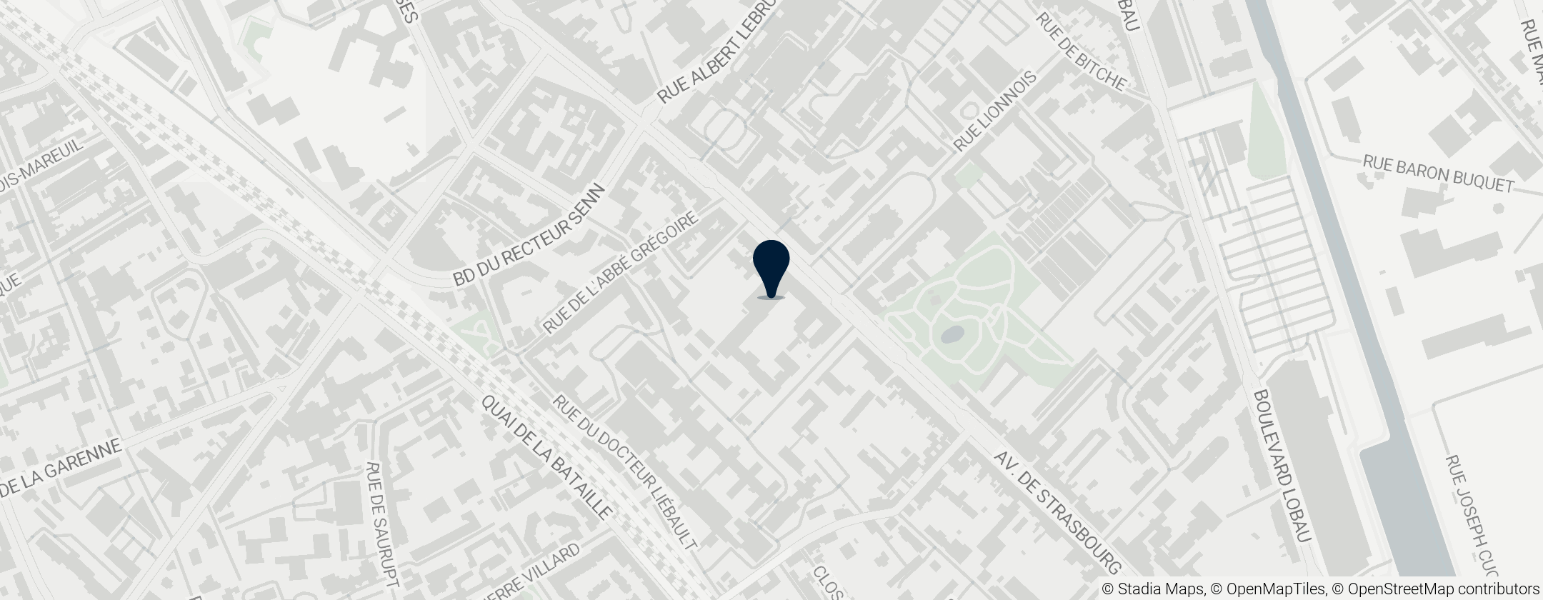 Map of Campus délocalisés de l'Institut d'études politiques de Paris