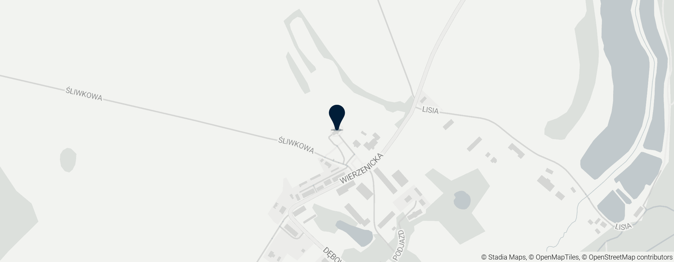 Map of Kościół św. Mikołaja w Wierzenicy