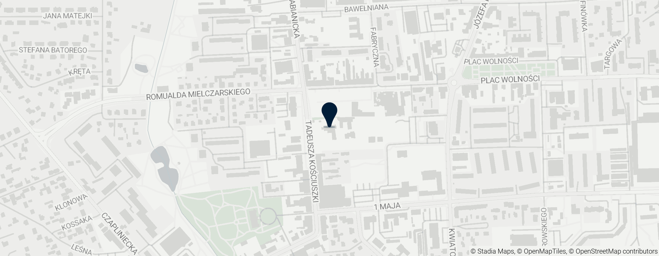 Map of Kościół Narodzenia Najświętszej Maryi Panny w Bełchatowie