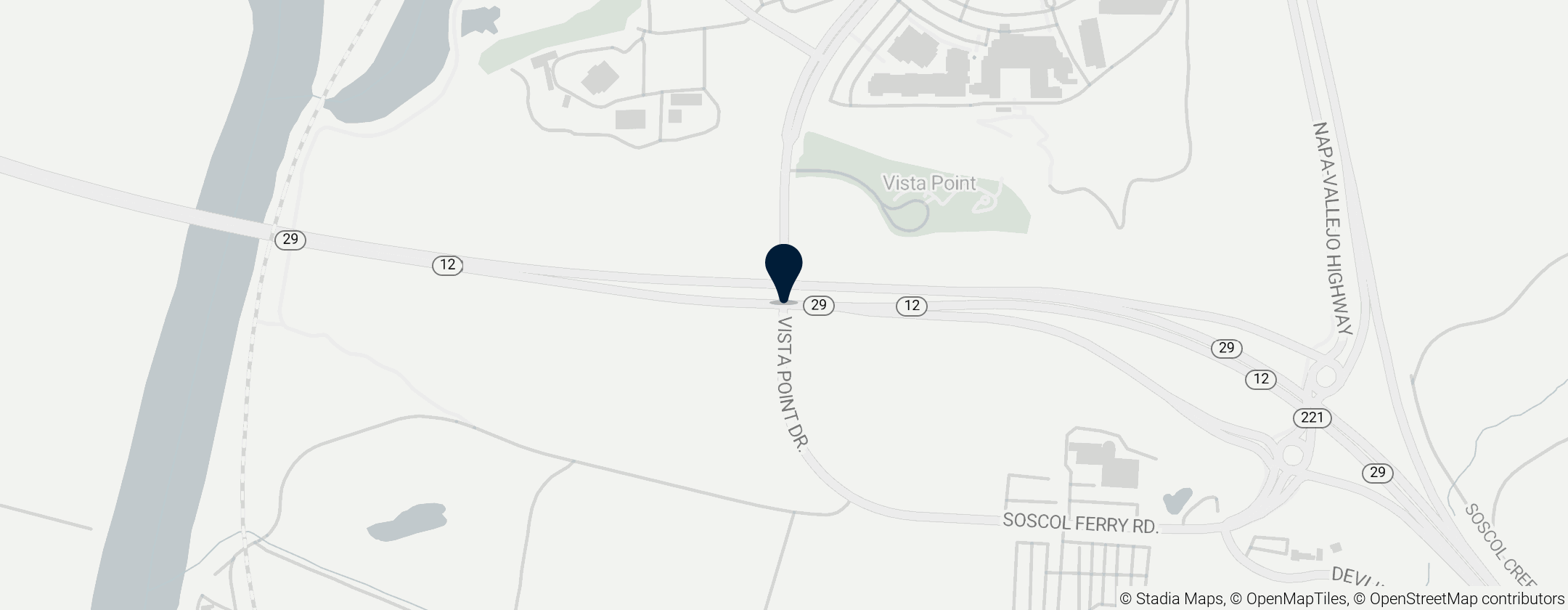 Map of California State Route 29