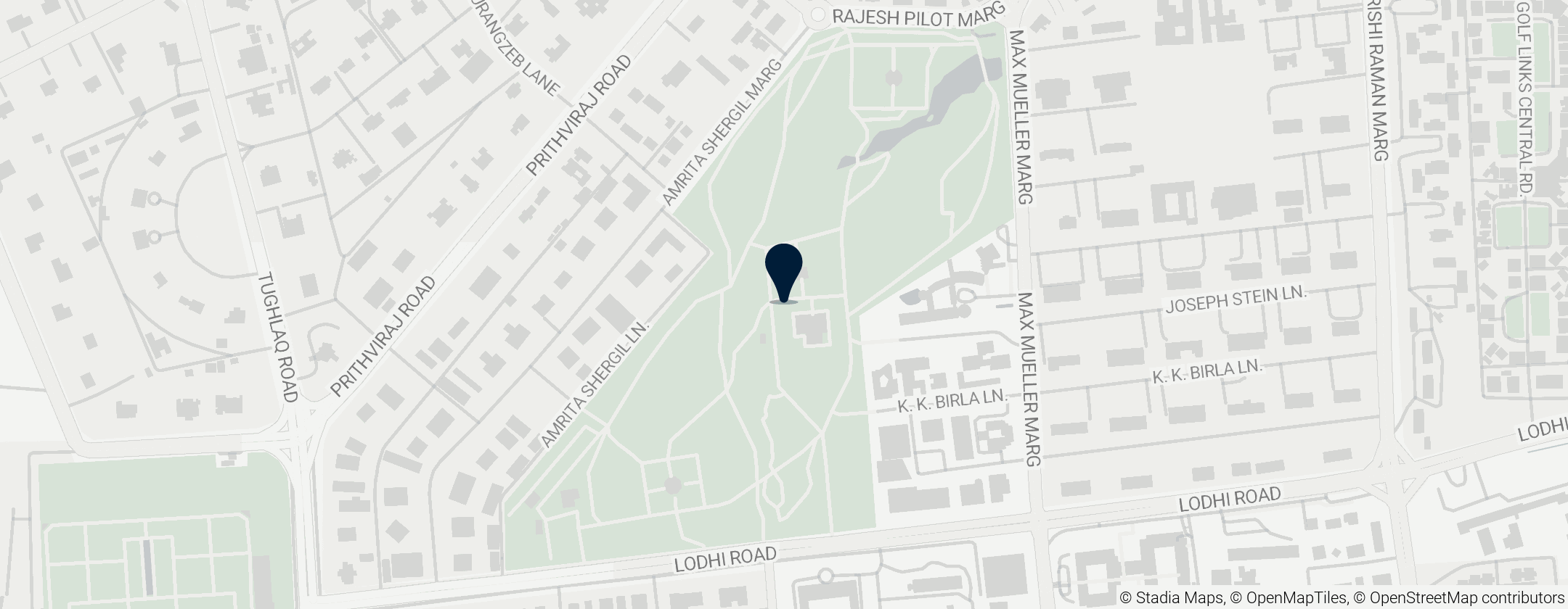 Map of Lodi Gardens