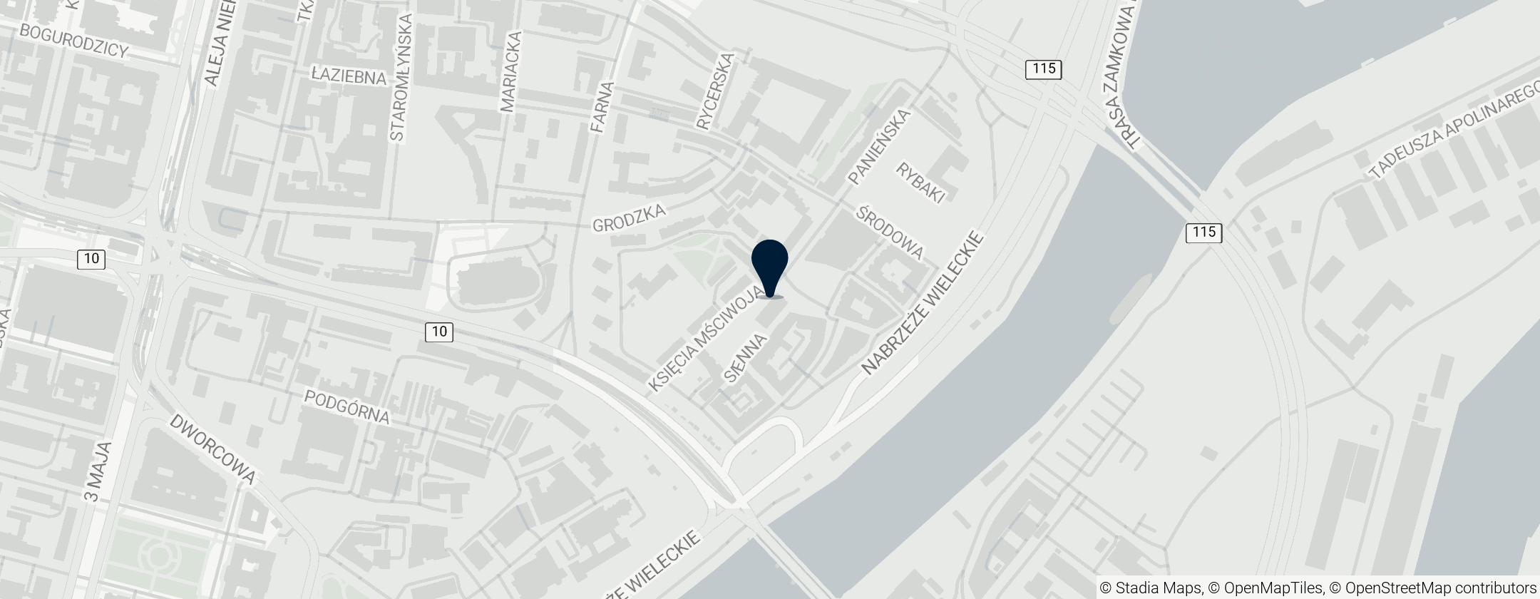 Map of Old City Town Hall