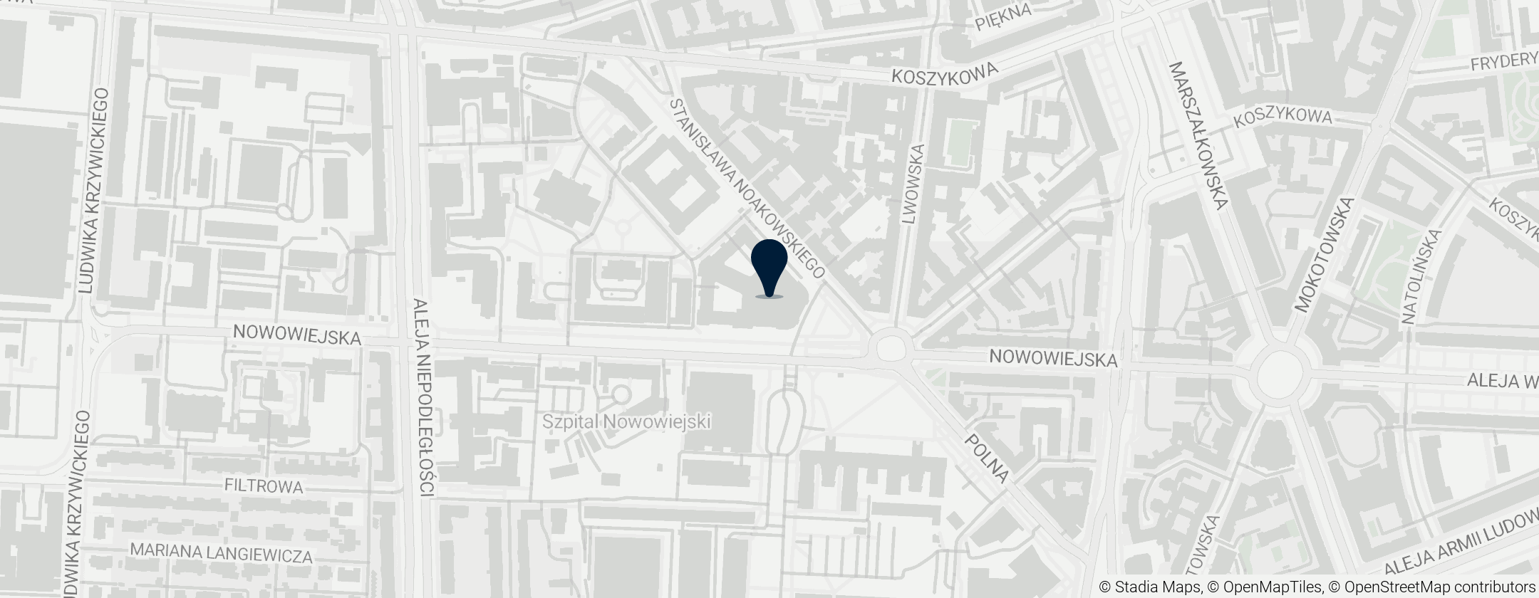 Map of Gmach Główny Politechniki Warszawskiej