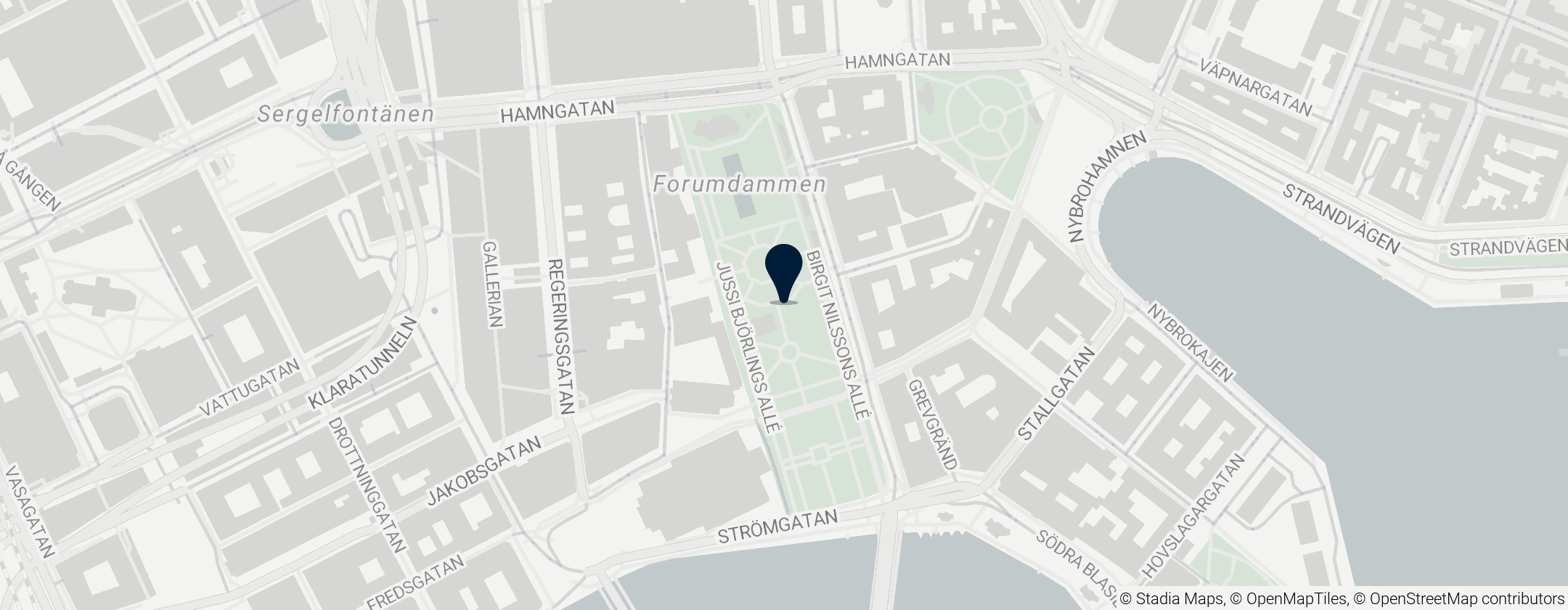 Map of Kungsträdgården