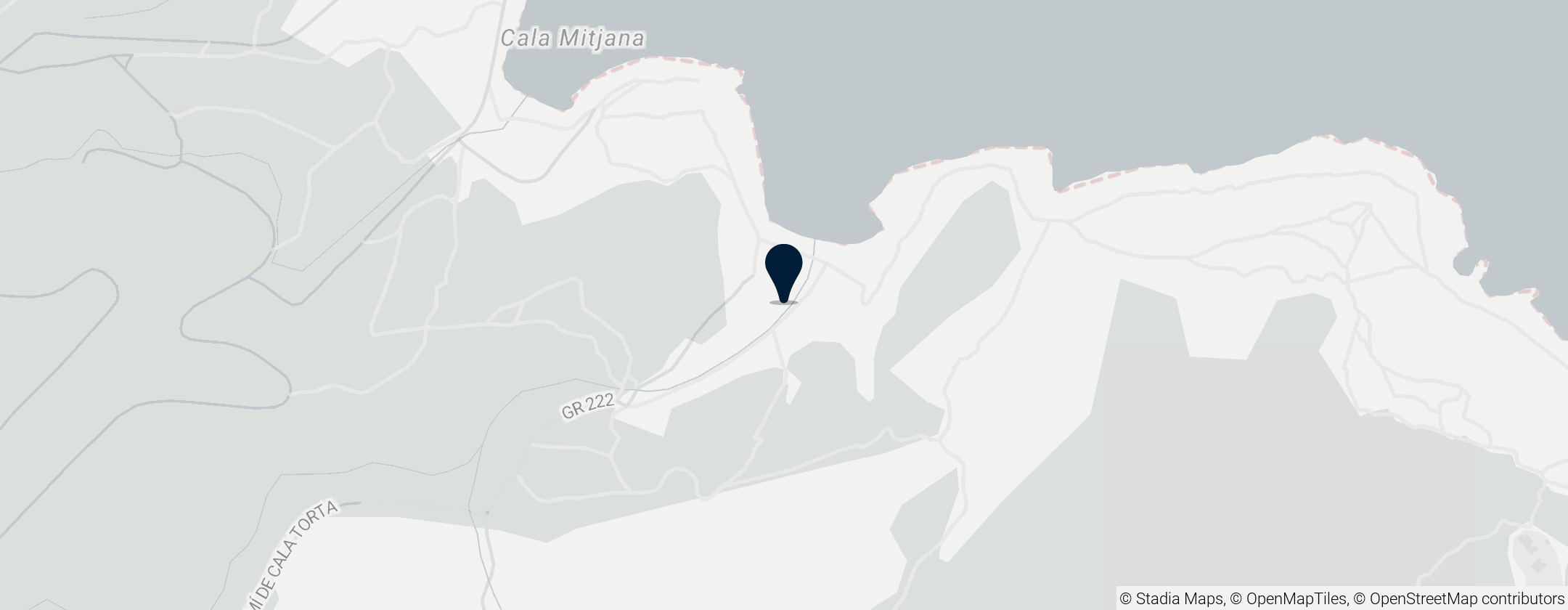 Map of Cala Torta Beach