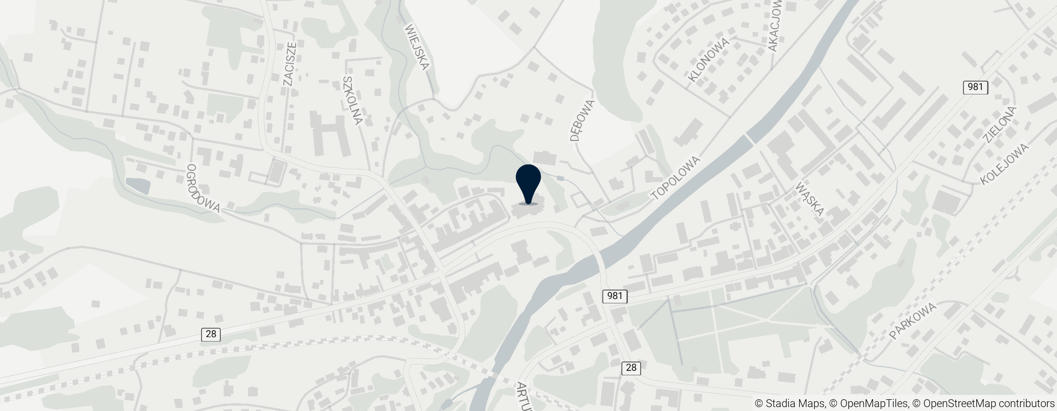 Map of Bazylika św. Katarzyny Aleksandryjskiej w Grybowie