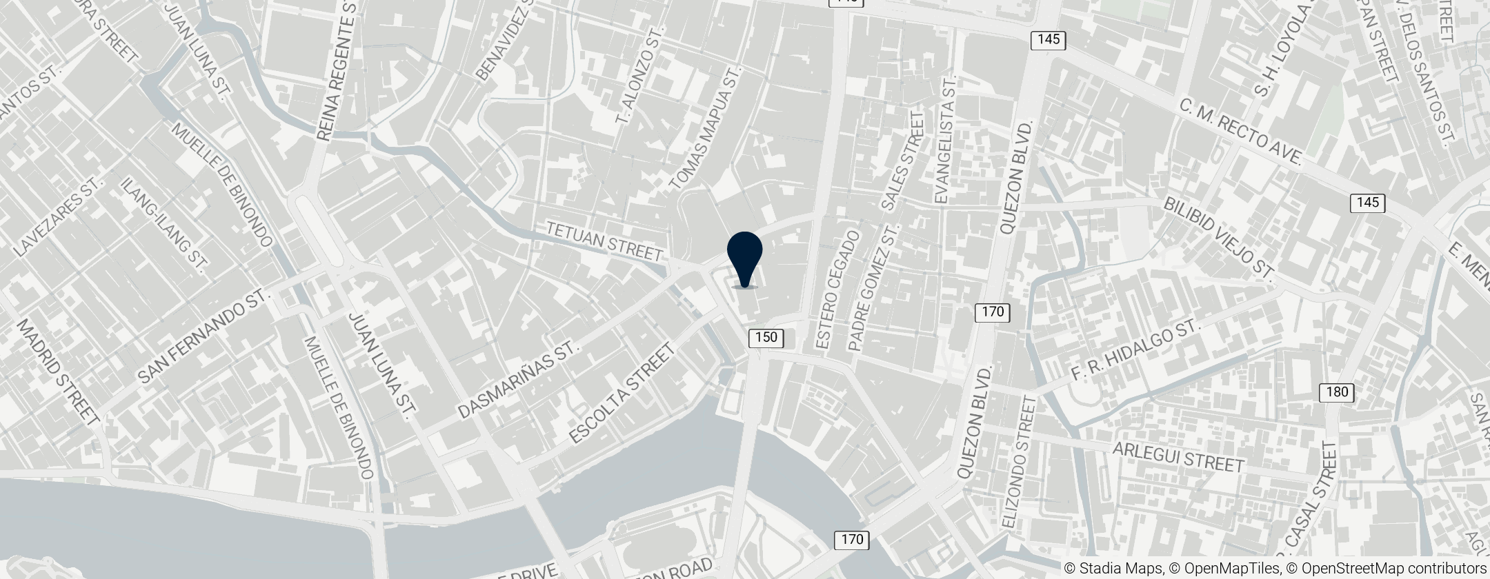 Map of Santa Cruz Parish