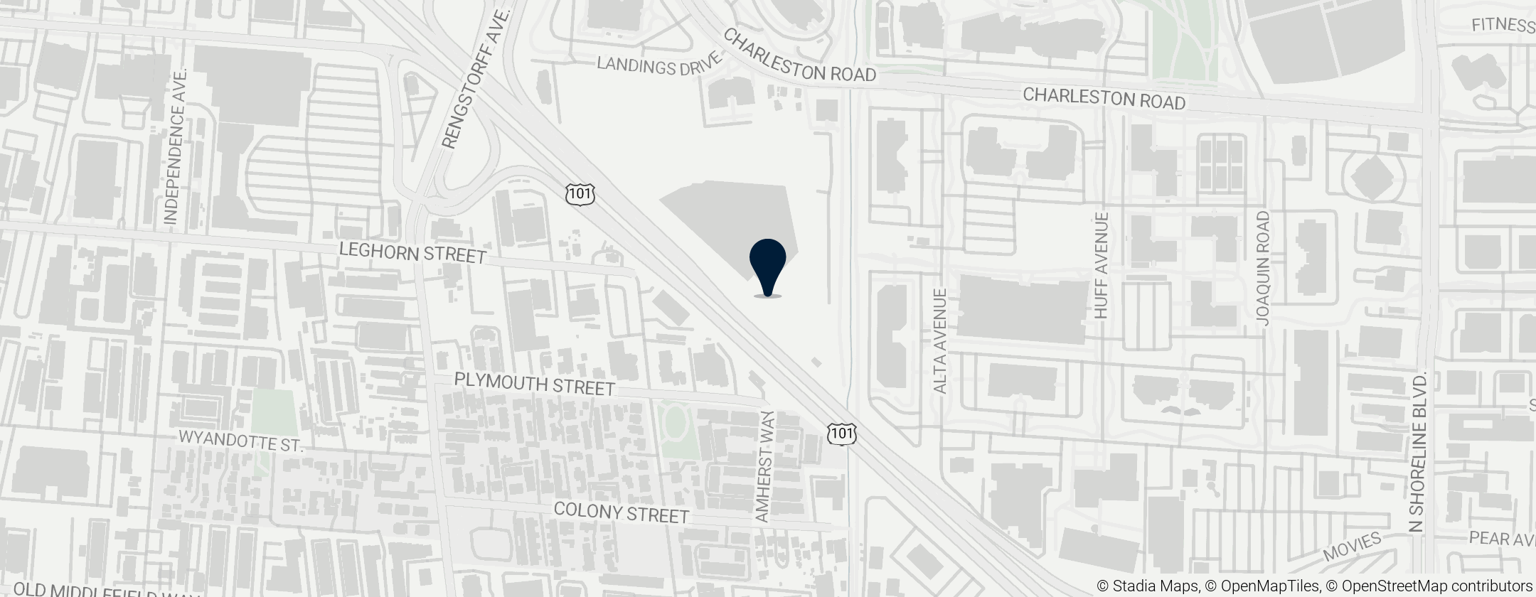 Map of Android lawn statues