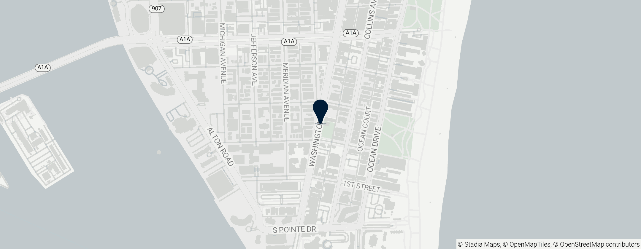 Map of Sanford L Ziff Jewish Museum of Florida