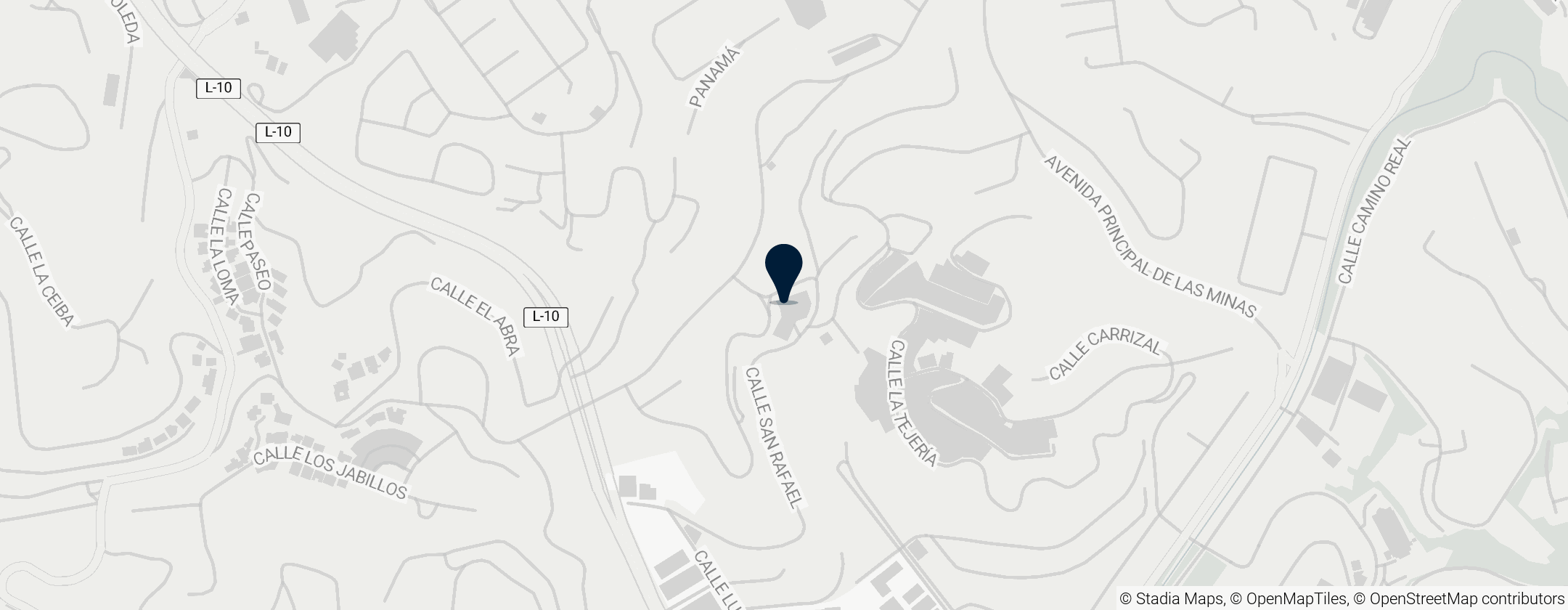 Map of Notaría Pública Quinta del Municipio Baruta del Estado miranda