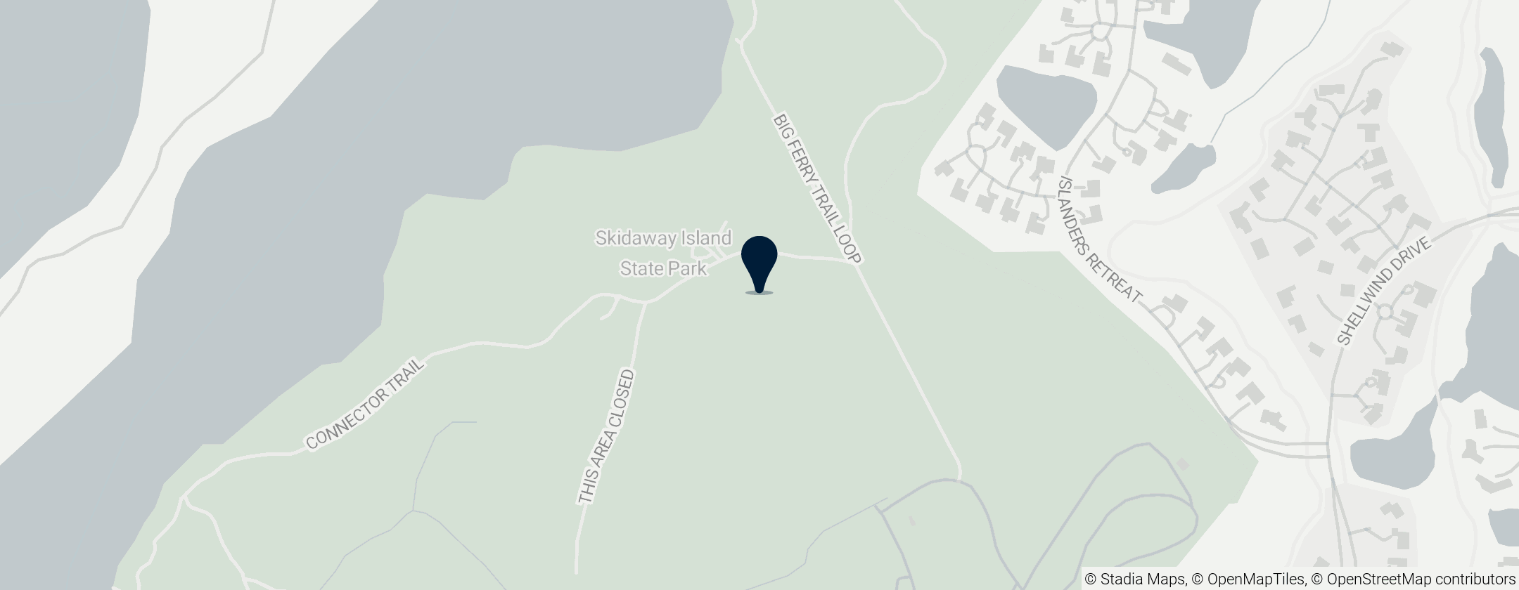 Map of Skidaway Island State Park