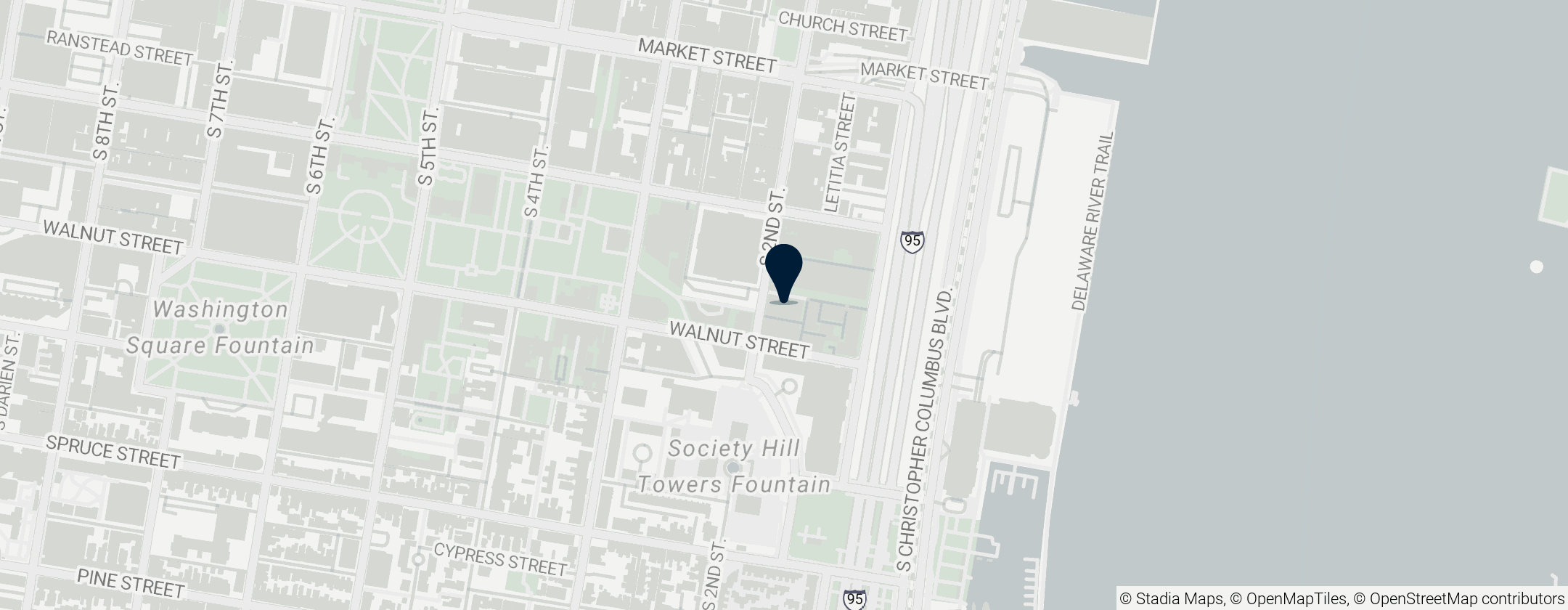 Map of Пенн, Уильям