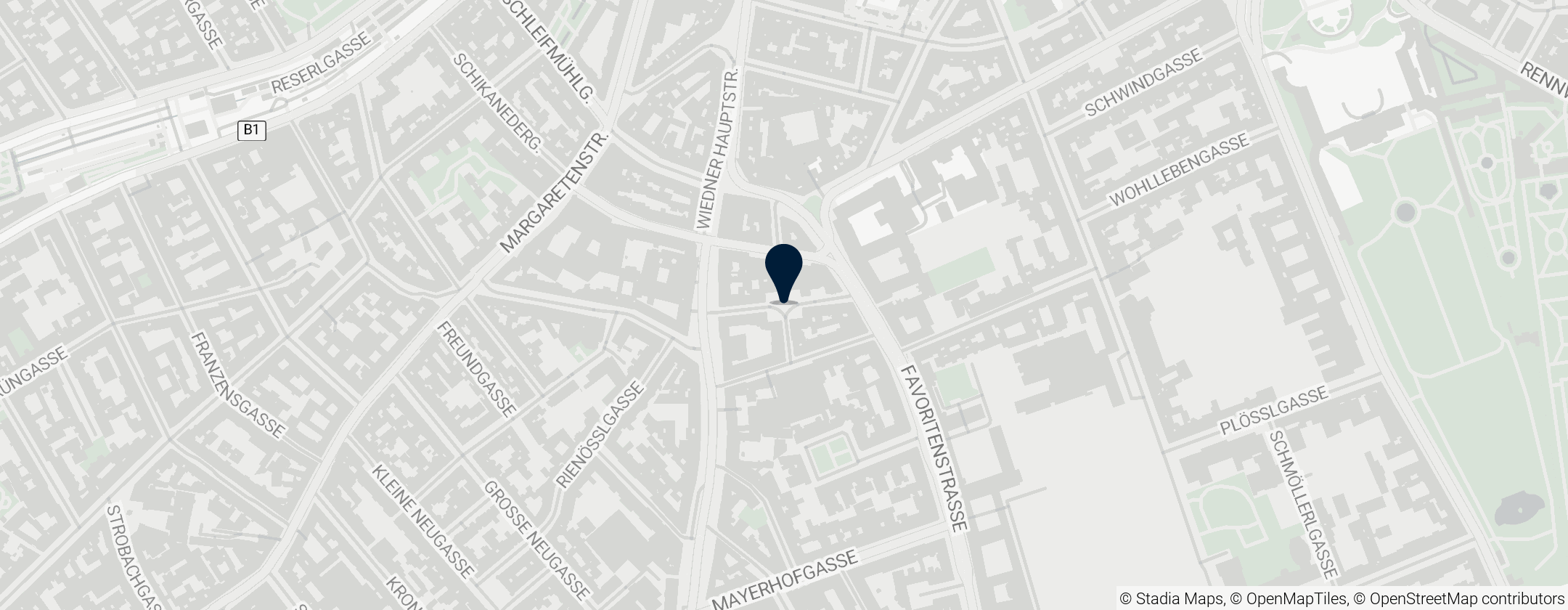 Map of Mozart-Brunnen