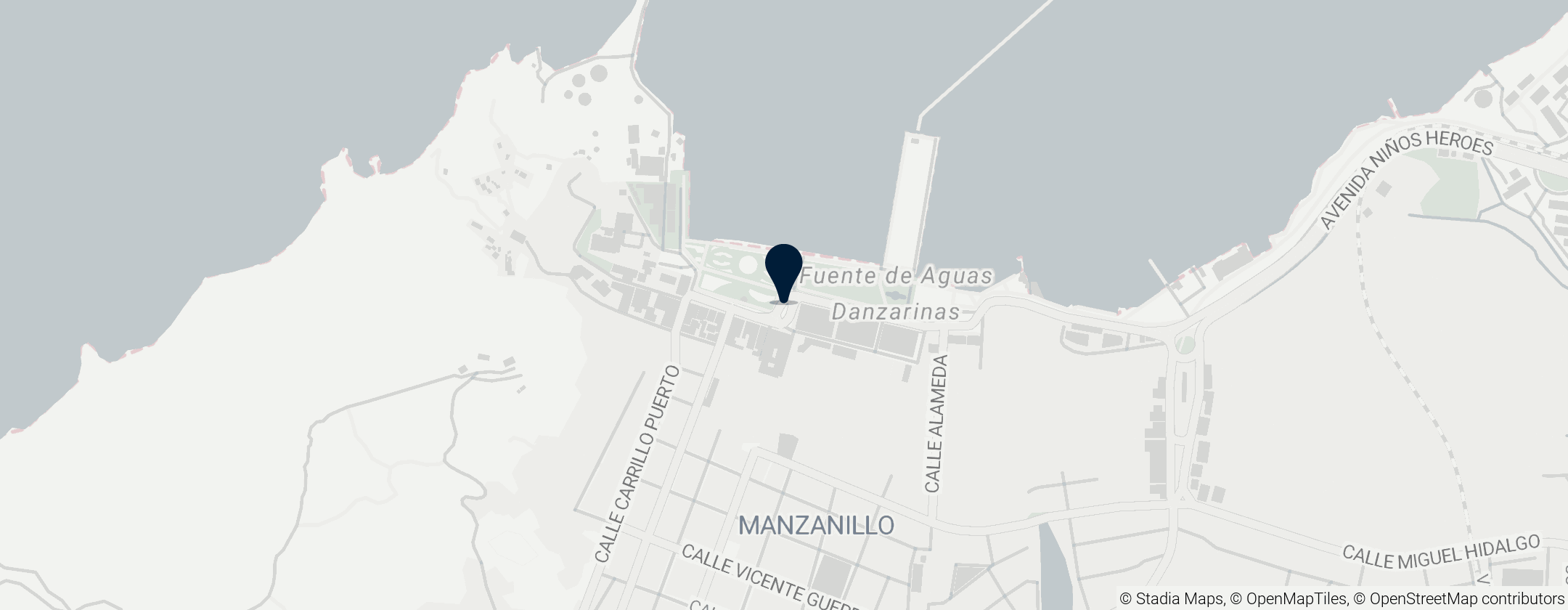 Map of Alvaro Obregon Garden