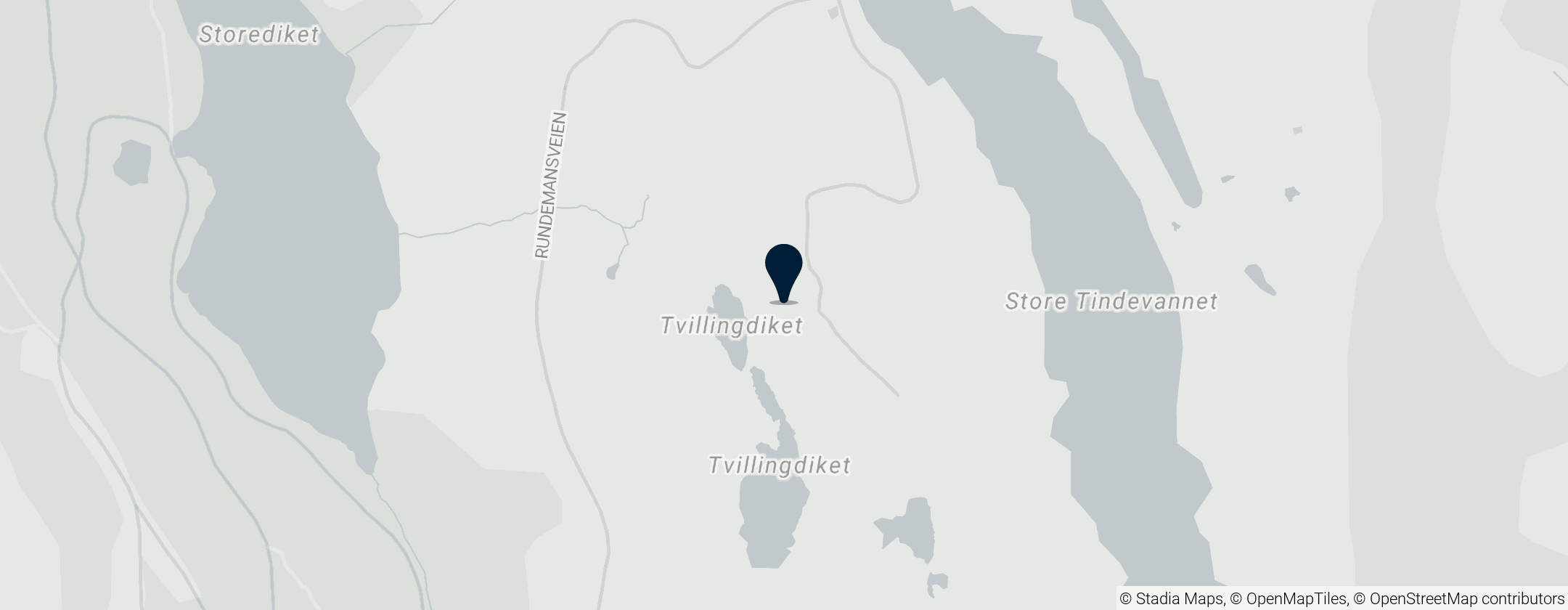 Map of Bergens fjellstrekninger dyrelivsfredning
