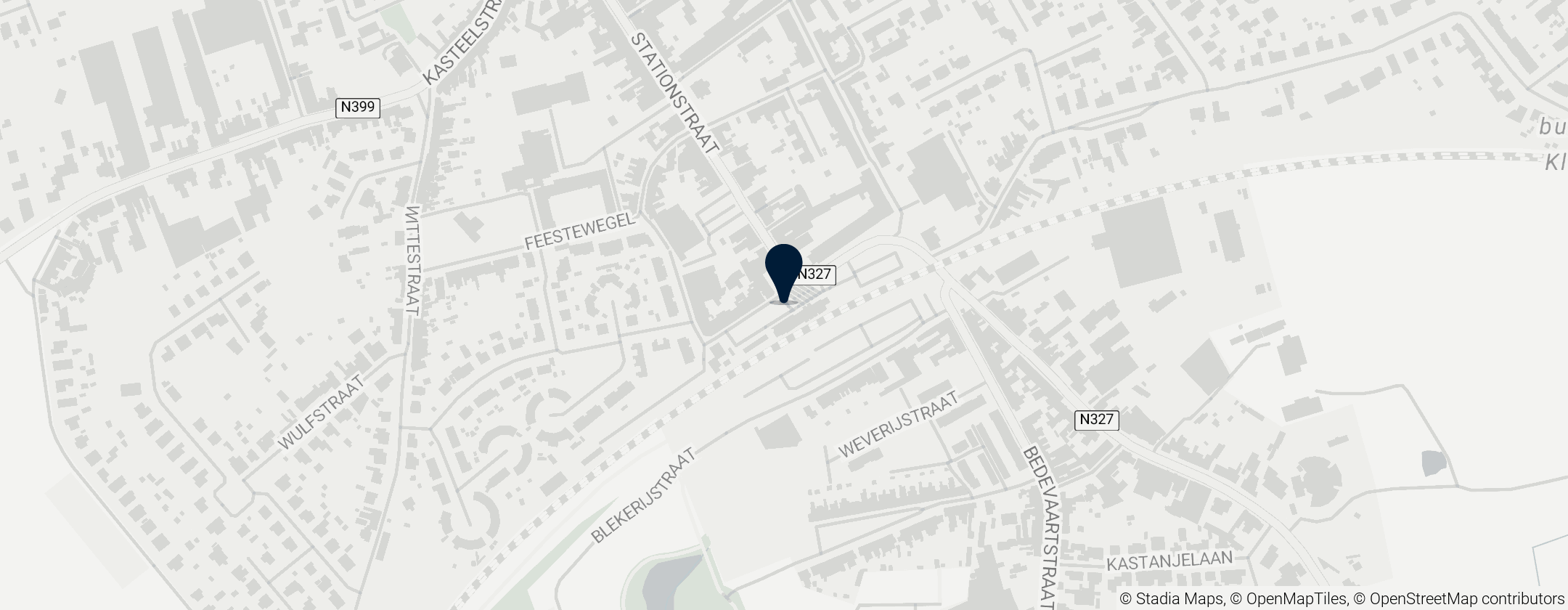 Map of Station Tielt