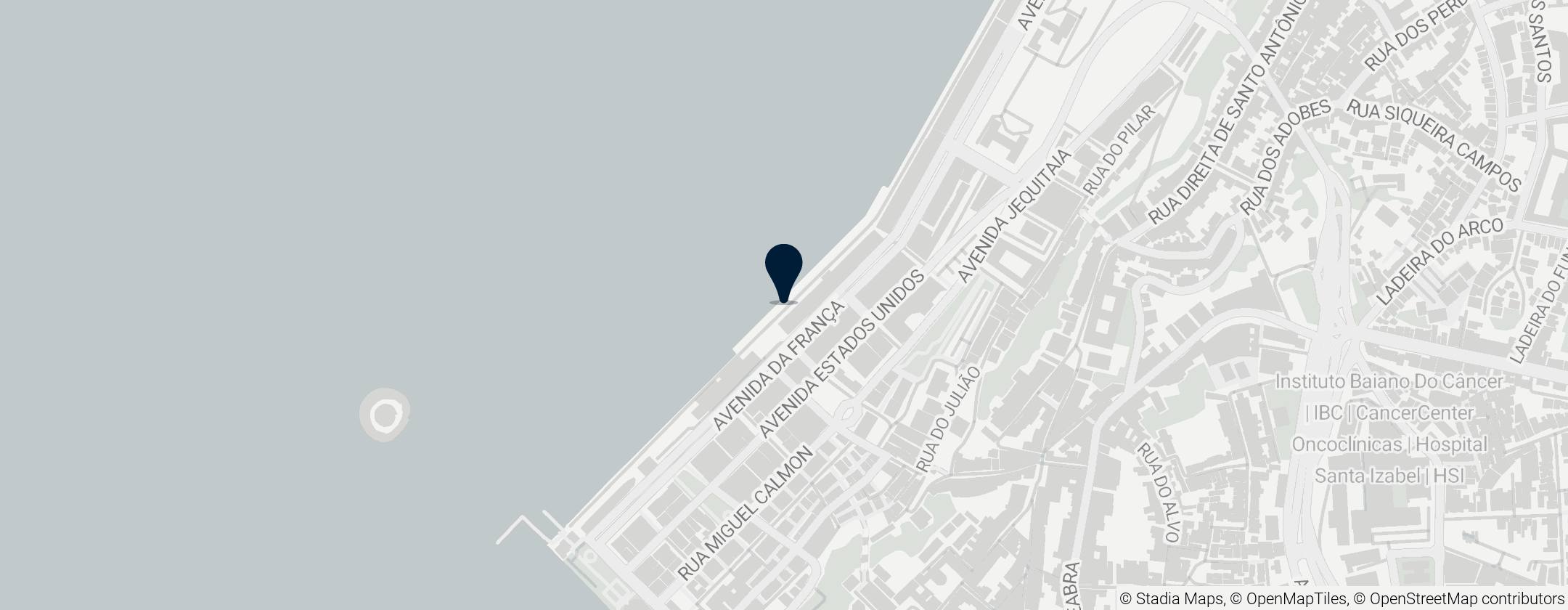 Map of Boa Viagem Beach