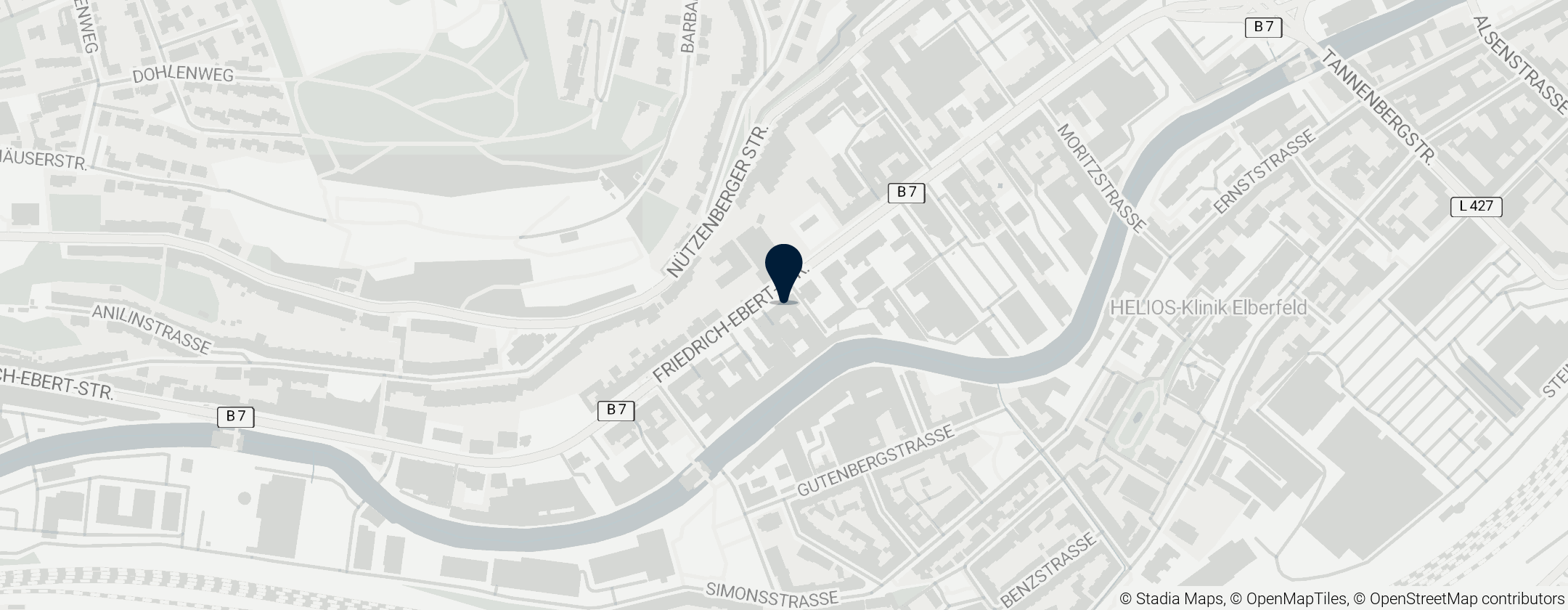 Map of Friedrich-Ebert-Straße 139