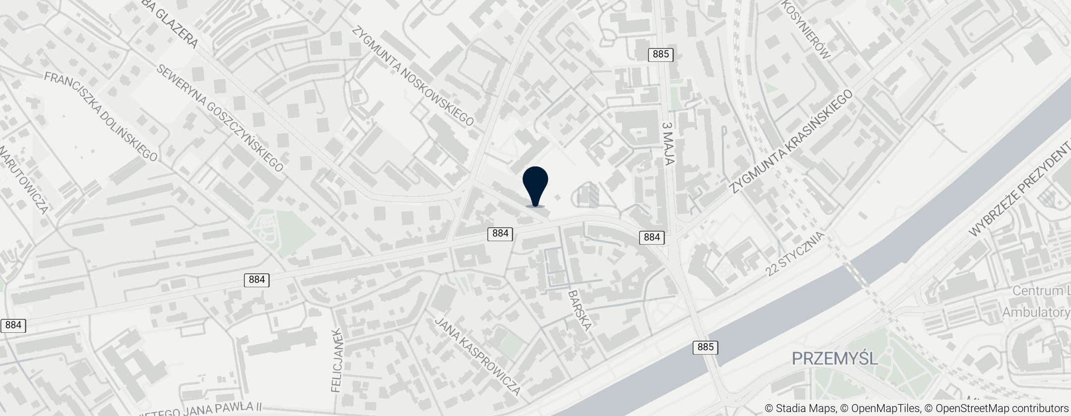 Map of Cerkiew Matki Bożej Bolesnej w Przemyślu