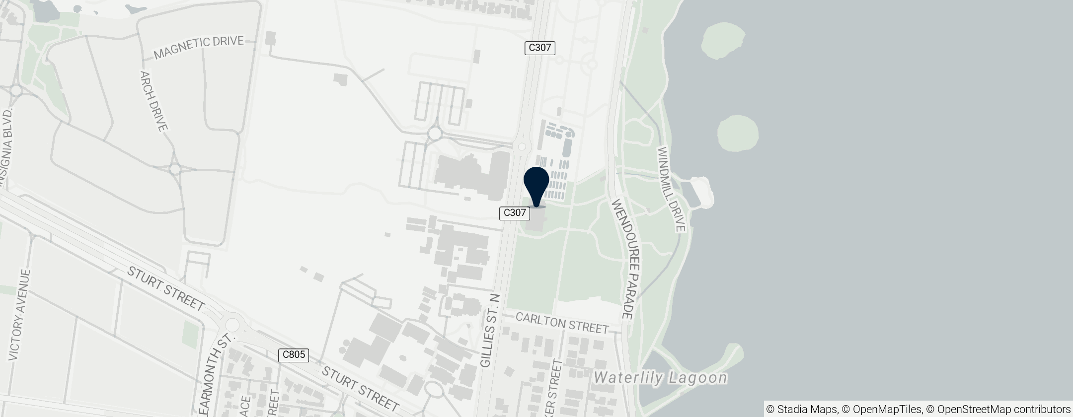 Map of Ballarat Tramway Museum