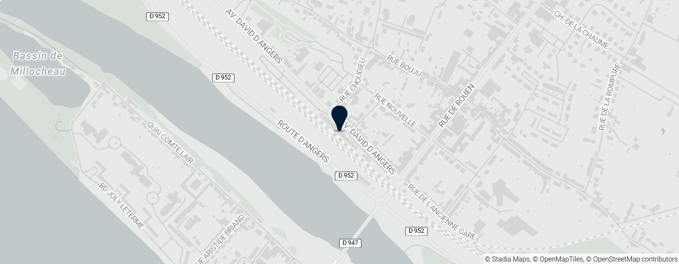 Map of Gare de Saumur