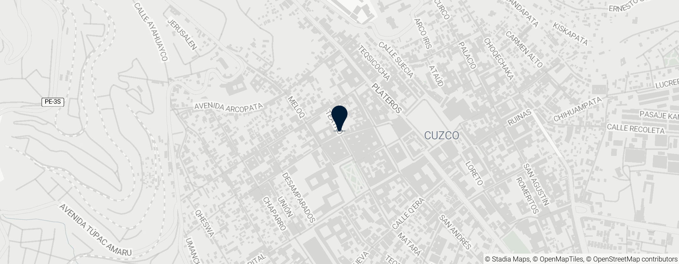 Map of Art Museum of Andean Children