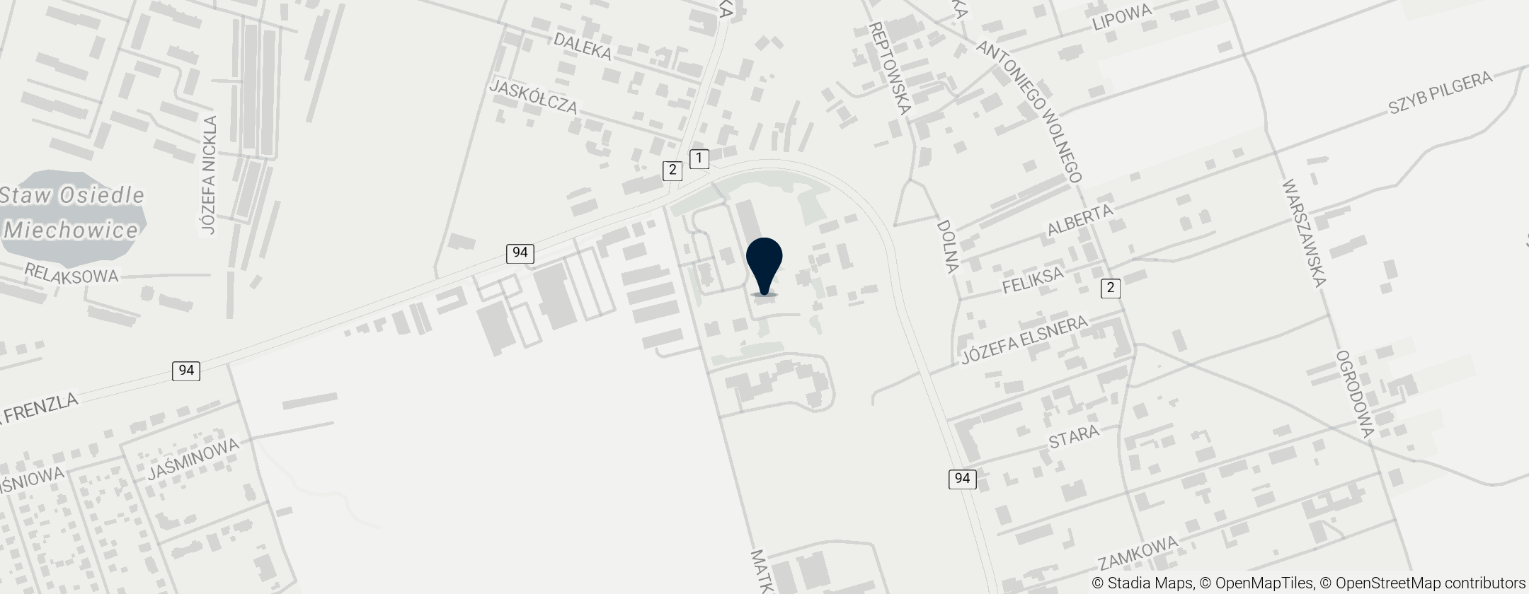 Map of Kościół ewangelicko-augsburski w Bytomiu-Miechowicach