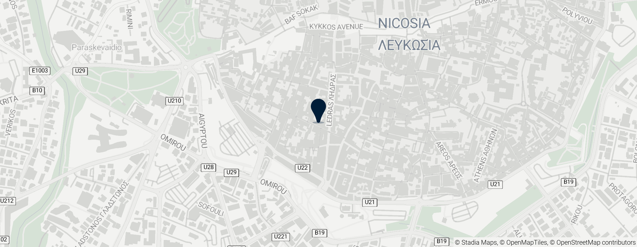 Map of Ledra Museum-Observatory