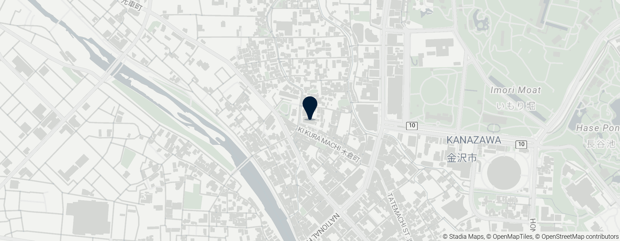 Map of Maeda Tosanokami-ke Shiryokan