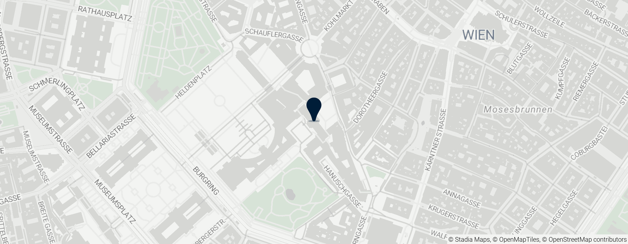 Map of Biblioteca nazionale austriaca