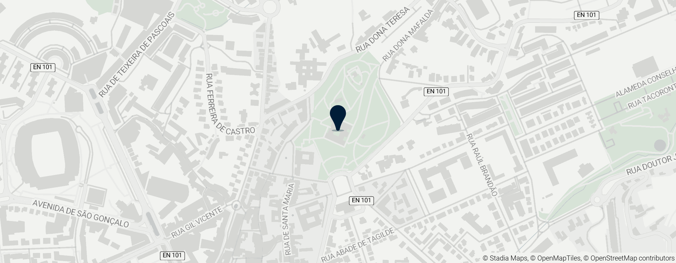 Map of Palacio de los duques de Braganza