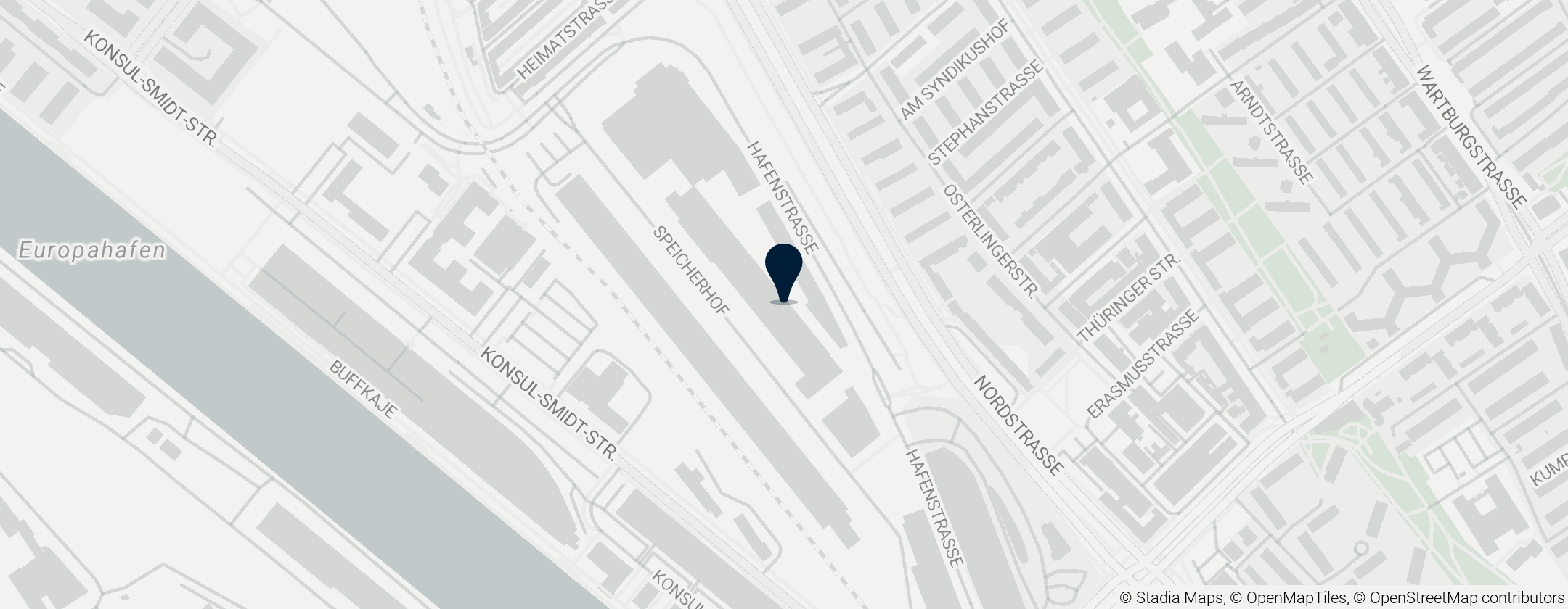 Map of Hochschule für Künste Bremen