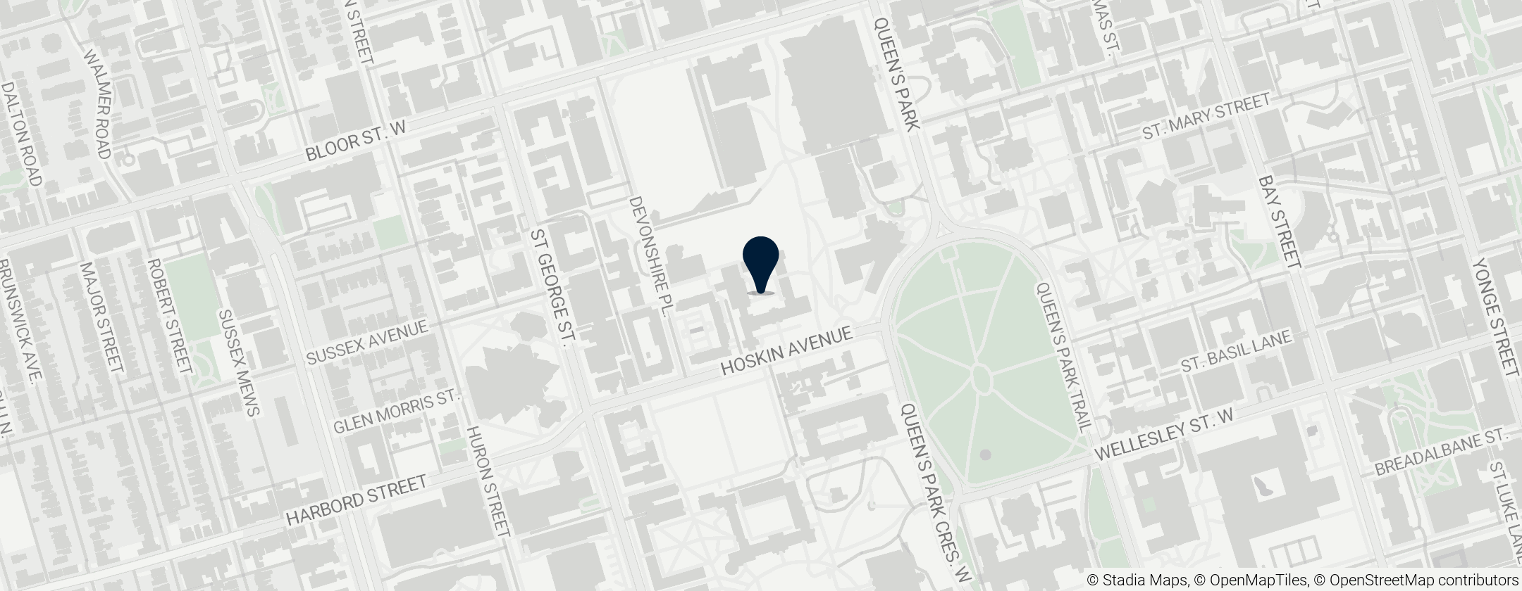 Map of Trinity College