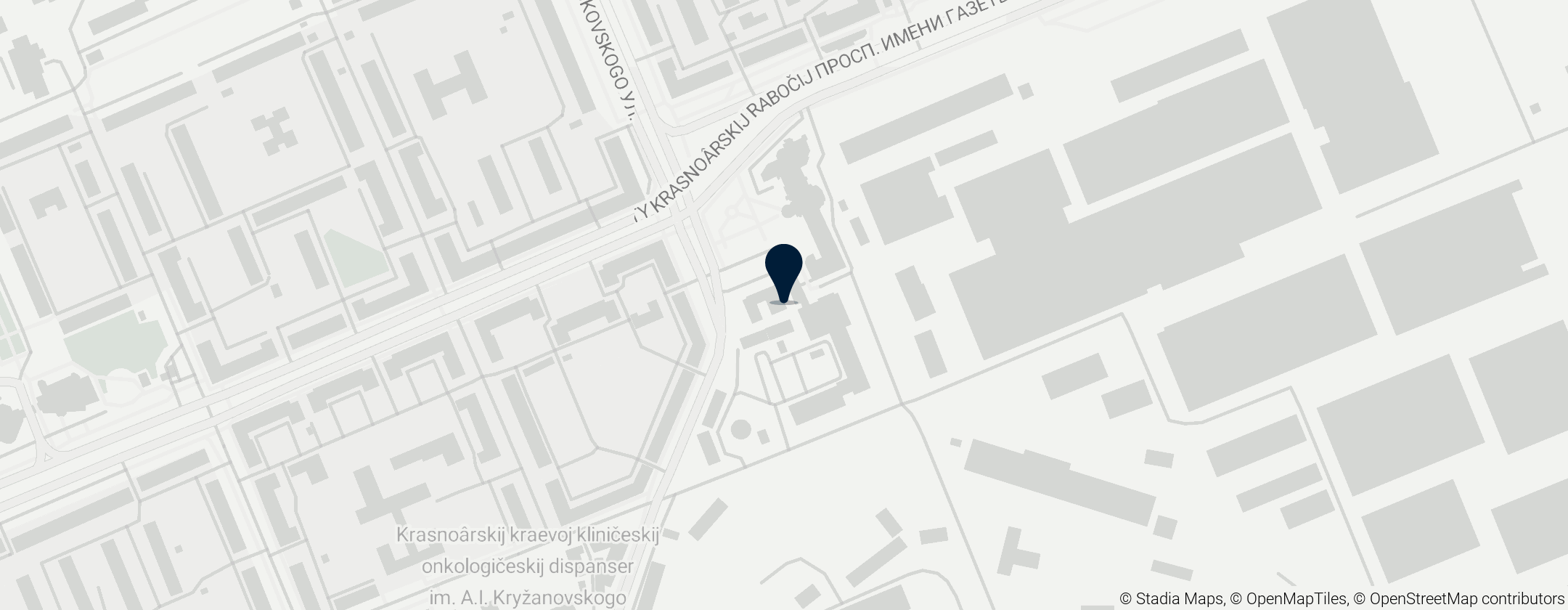 Map of Siberian State Aerospace University