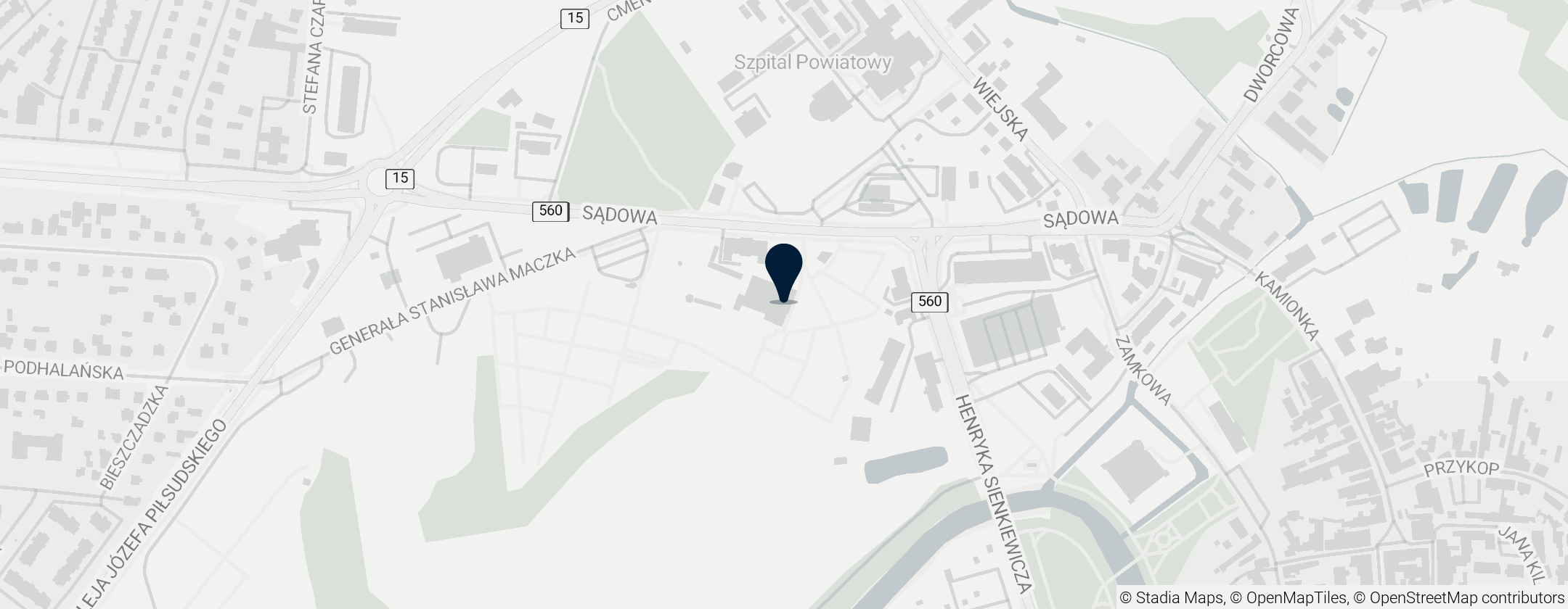 Map of Kościół pw. Świętego Antoniego