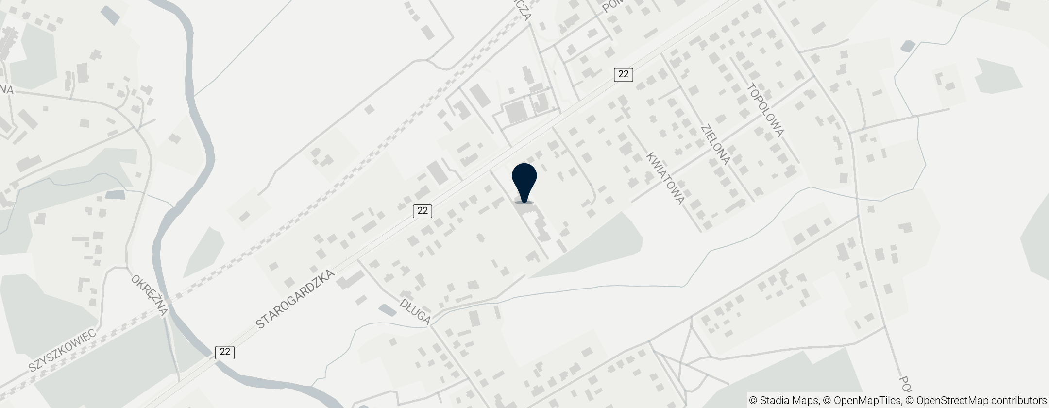 Map of Kościół pw. Matki Bożej Częstochowskiej