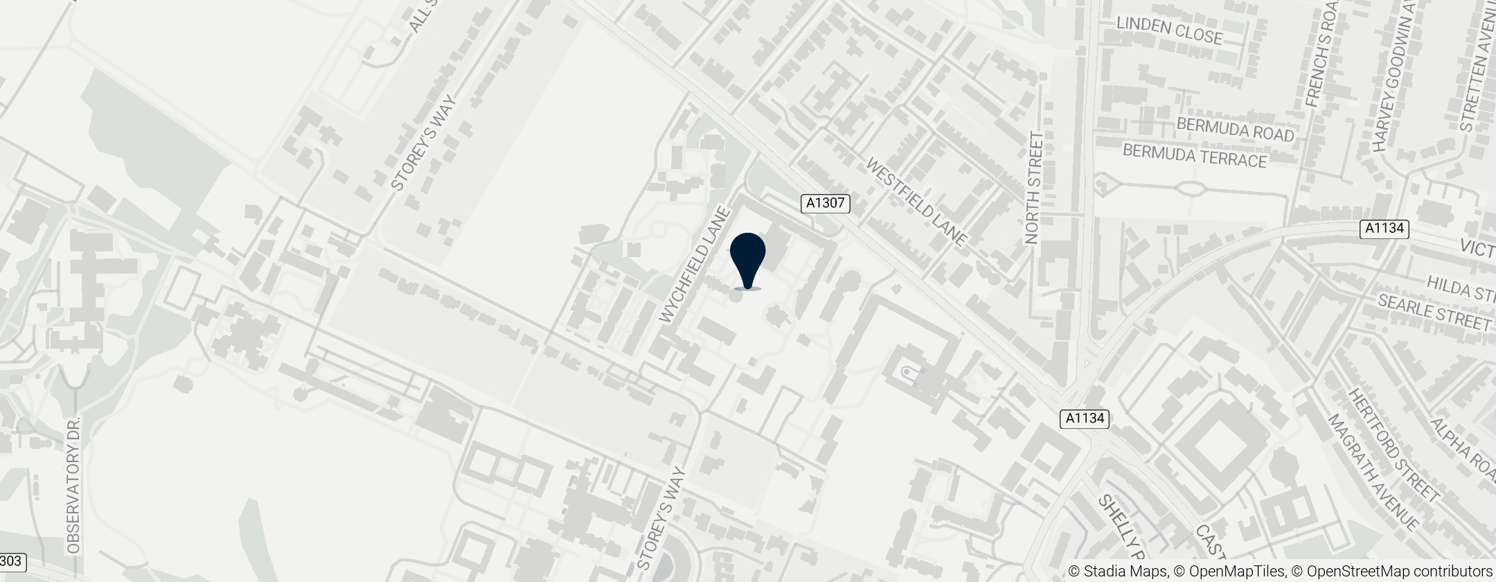 Map of Fitzwilliam College