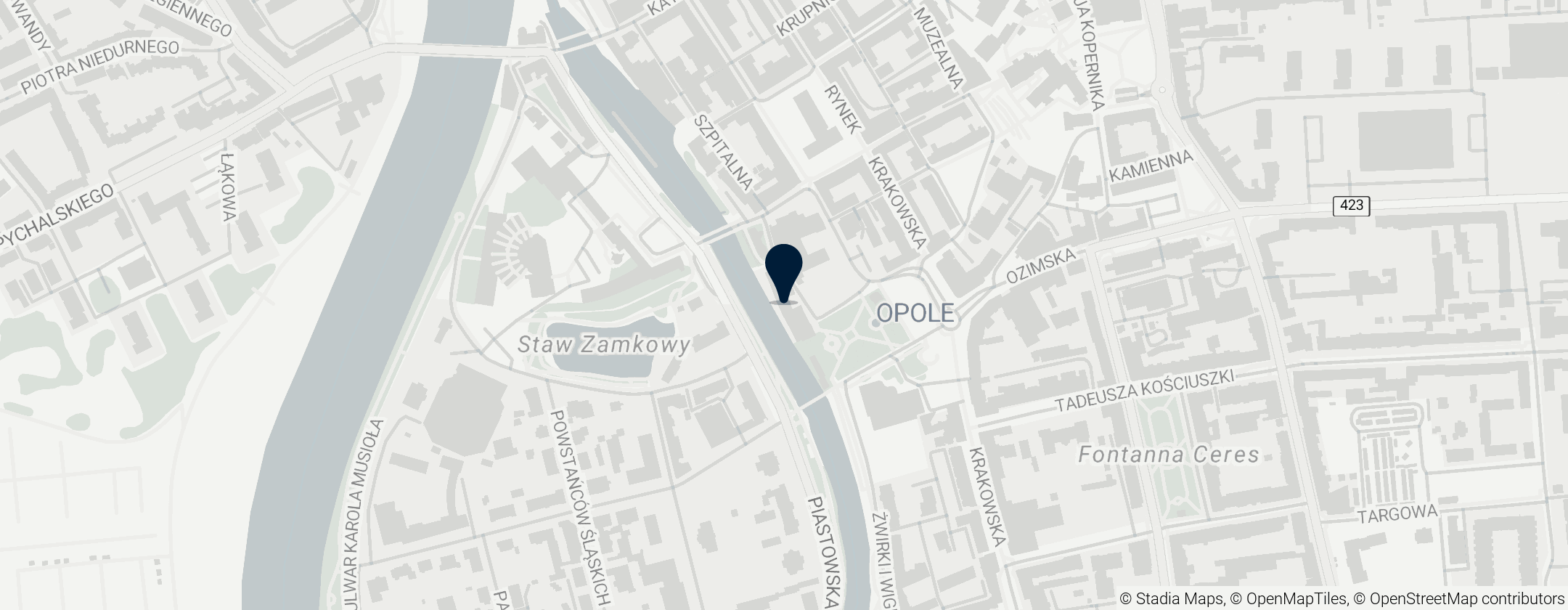 Map of Centralne Muzeum Jeńców Wojennych