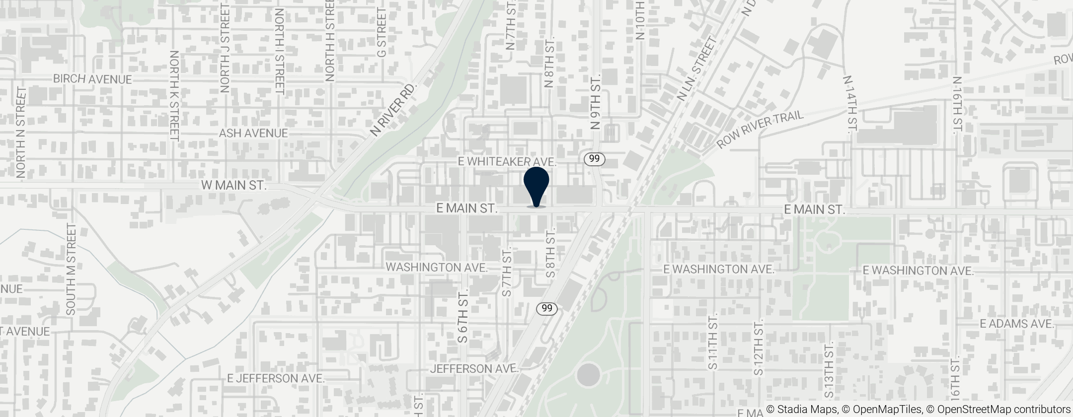 Map of Bohemia Gold Mining Museum