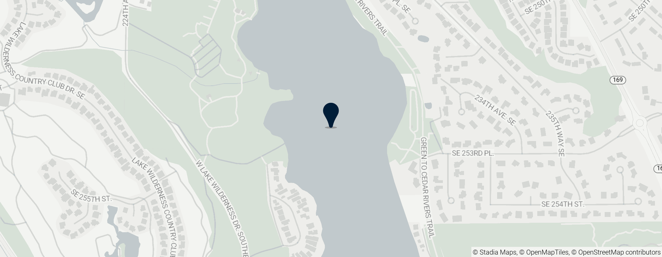 Map of Lake Wilderness