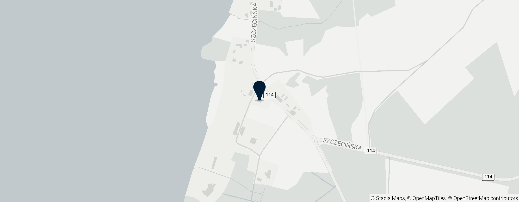 Map of Kościół św. Huberta w Nowym Warpnie