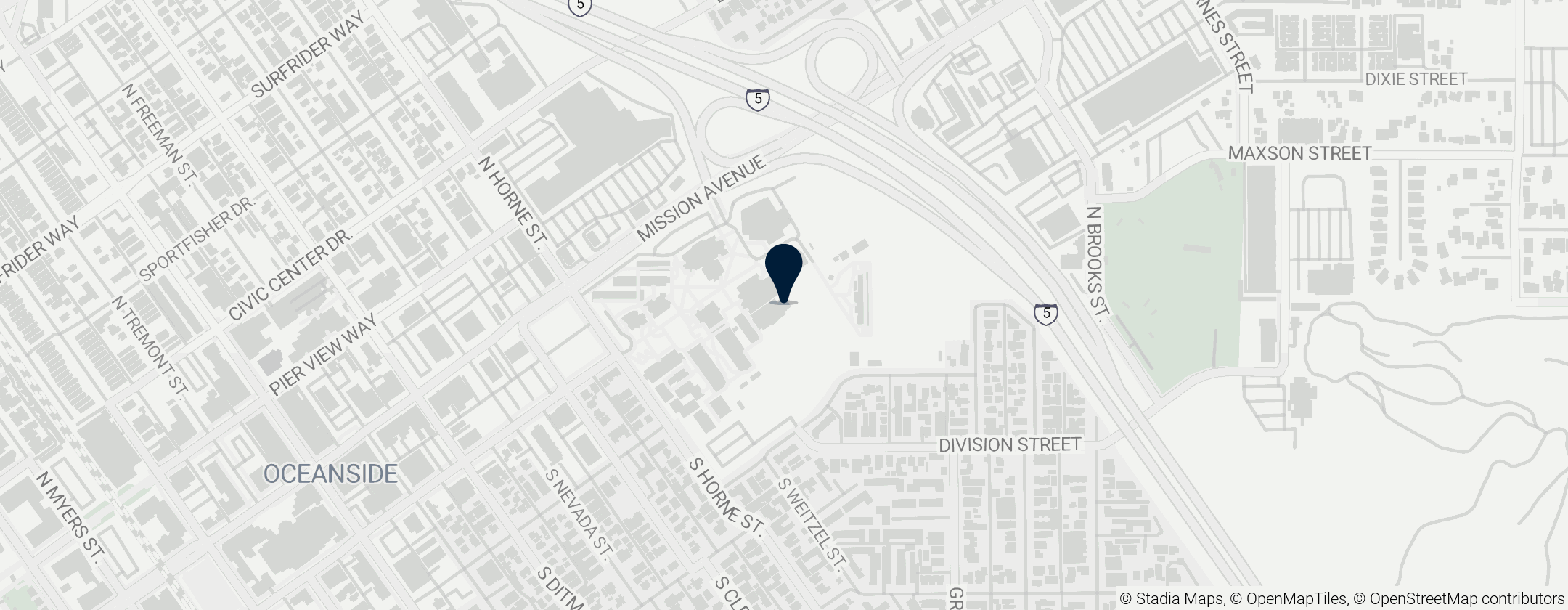 Map of Oceanside High School