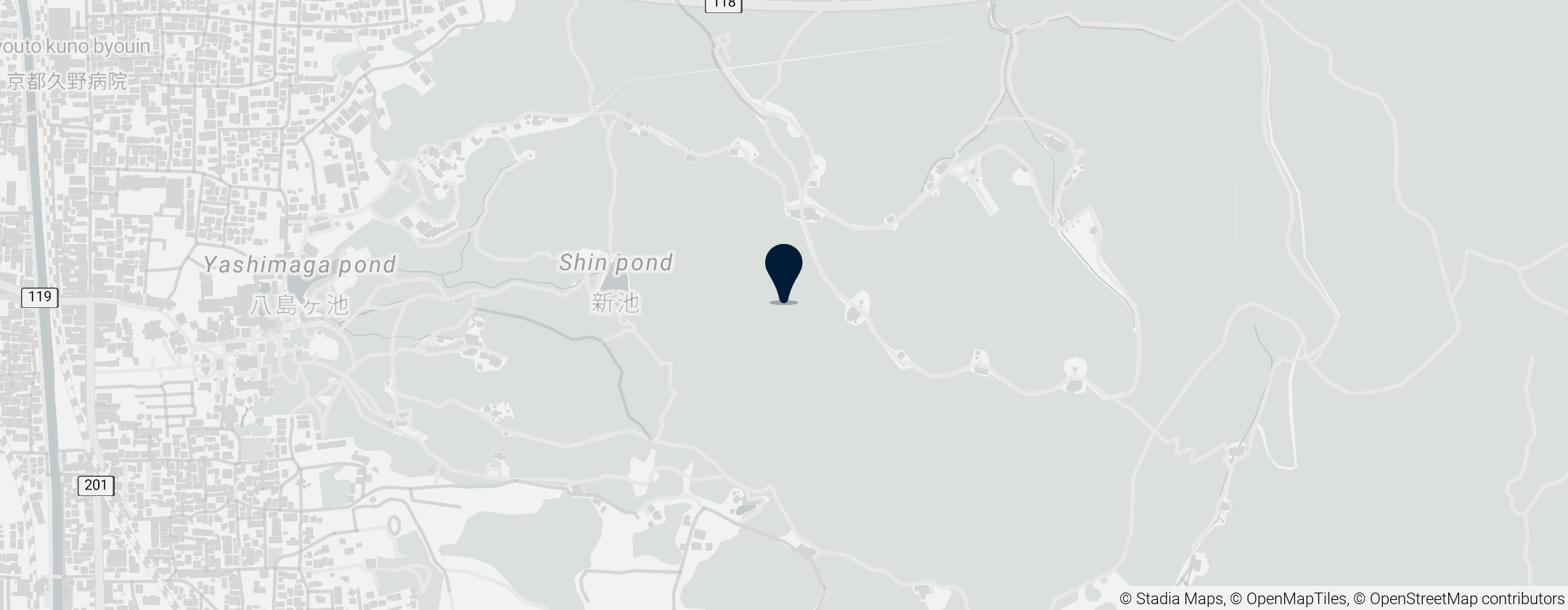 Map of Fushimi Inari Shrine