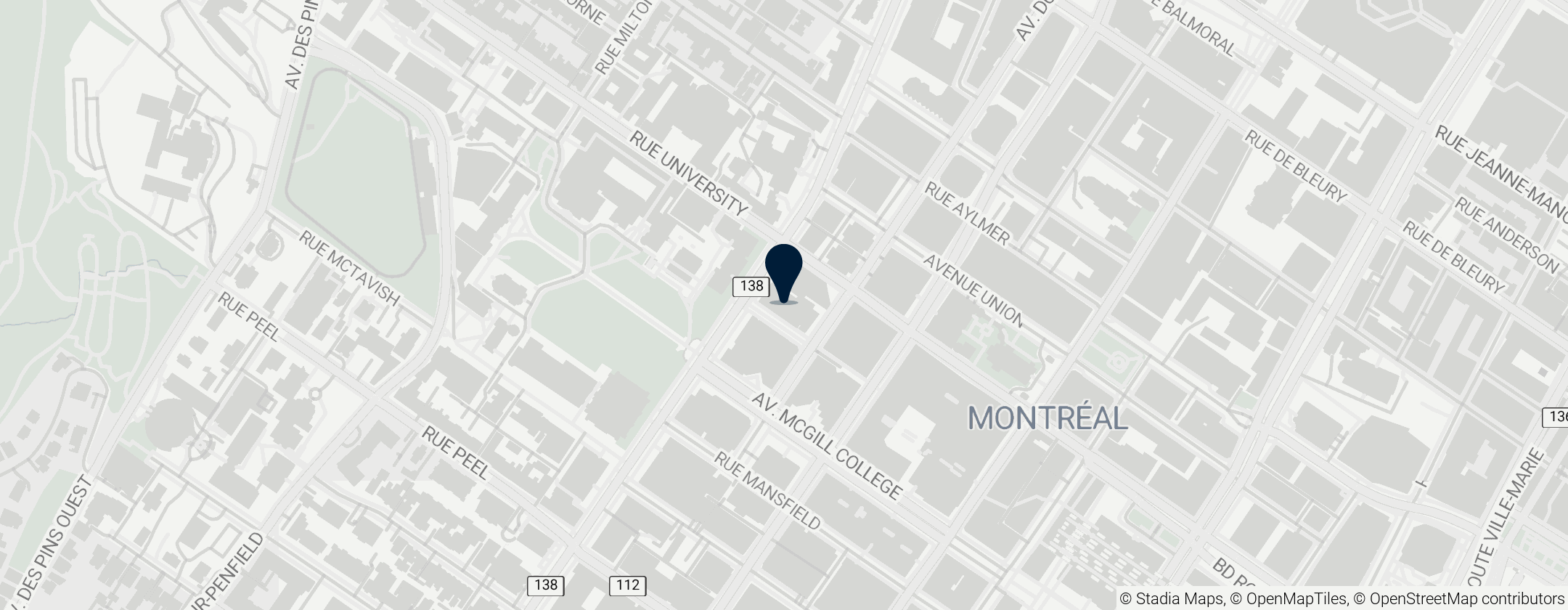 Map of McCord Stewart Museum